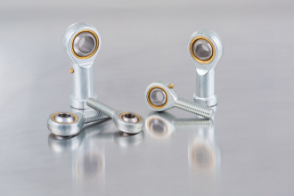 2 Embouts à Rotule PHS12 - Alésage 12 Mm, Filetage Femelle M12x1.75 Droite - Acier Carbone Zingué - Pour Karting, Vérins, Machines